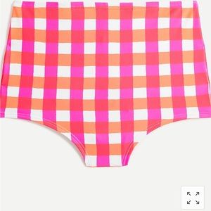 NWT J. Crew x SZ Blockprints high waisted bikini bottoms